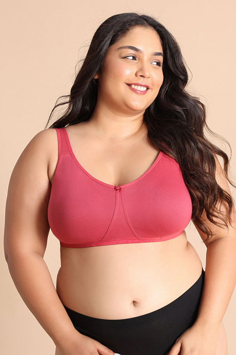 Zivame True Curv Double Layered Non Wired Full Coverage Minimiser Bra - Garnet Rose — image 2